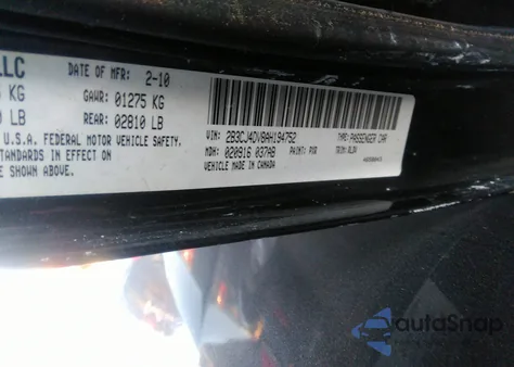 2010 Dodge Challenger Se from USA, damaged, VIN 2B3CJ4DV8AH194752